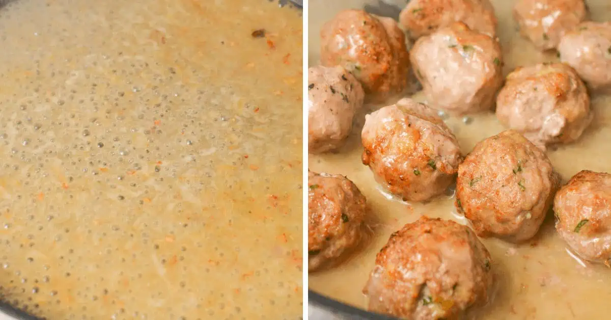 Veal Marsala Meatball Bites