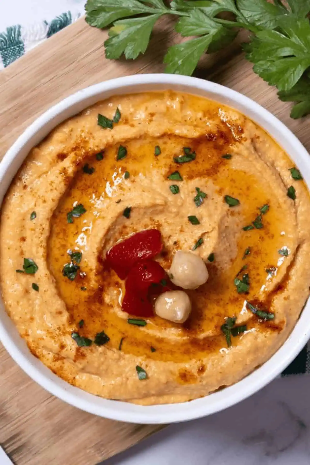Roasted Red Pepper Hummus