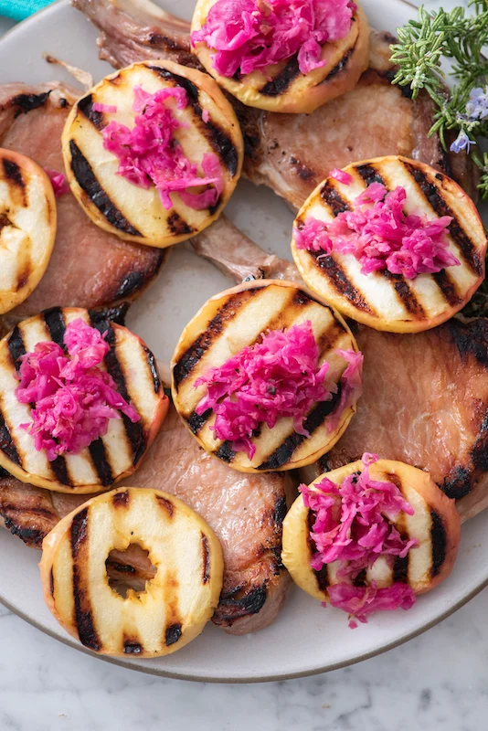 Herb Brined Pork Chops