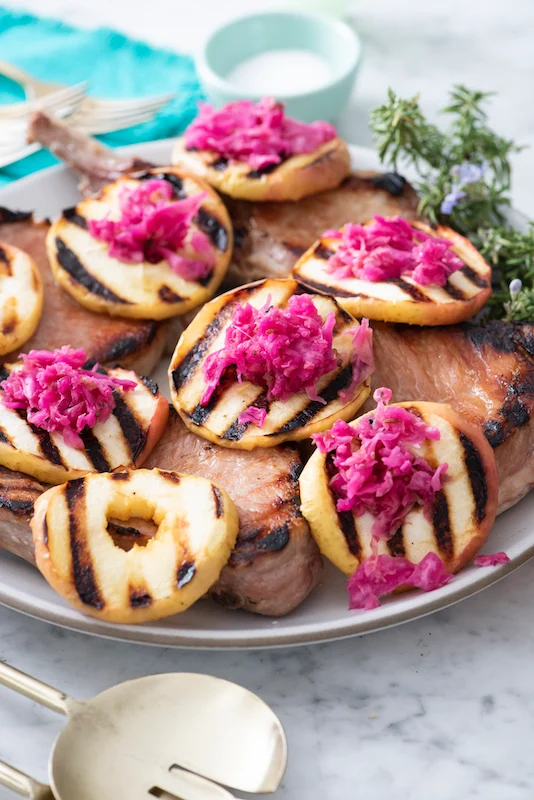 Herb Brined Pork Chops