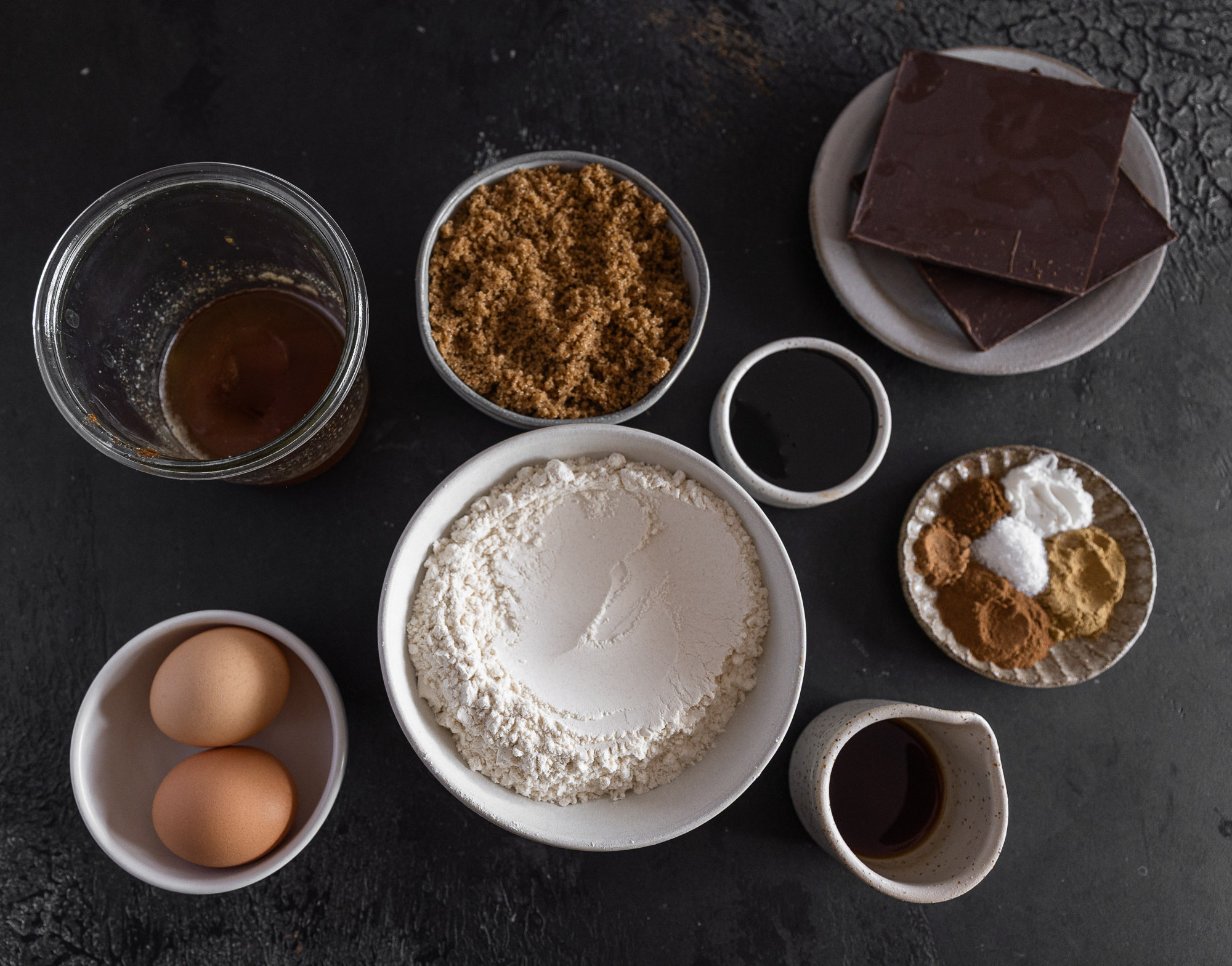 Brown Butter Gingerbread Chocolate Chip Blondies