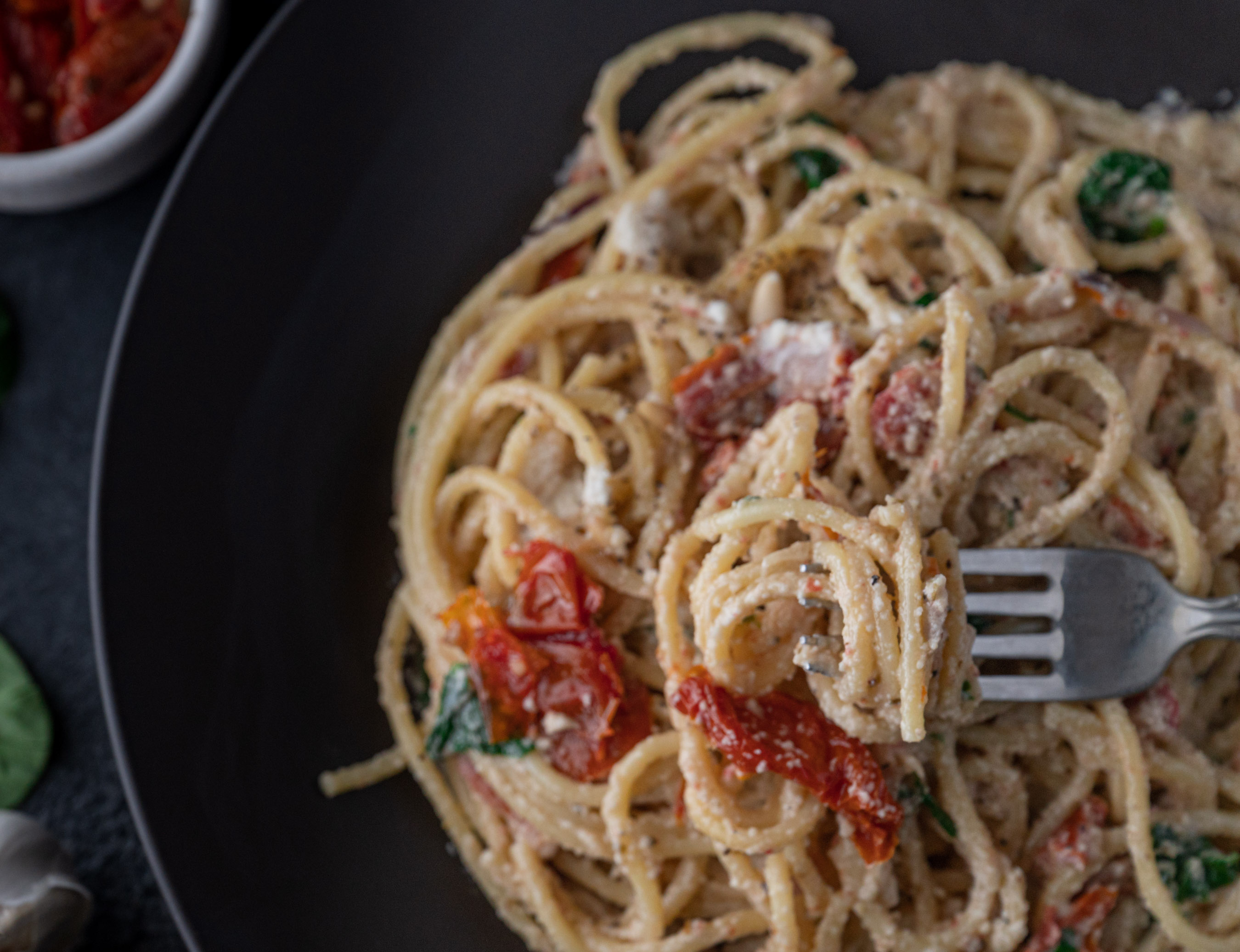 Vegan Sun Dried Tomato Pasta