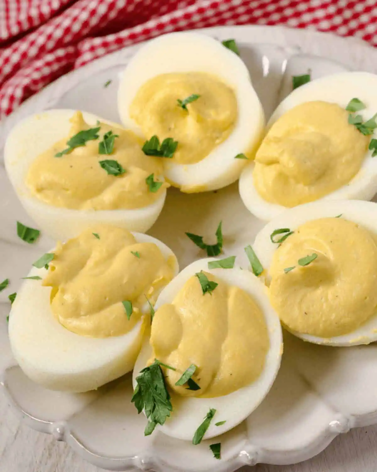 Caesar Fancy Deviled Eggs