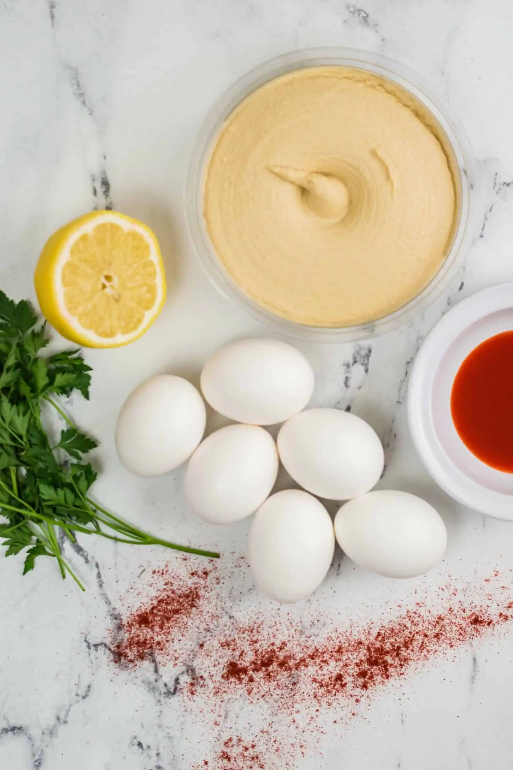 Sriracha Spicy Deviled Eggs