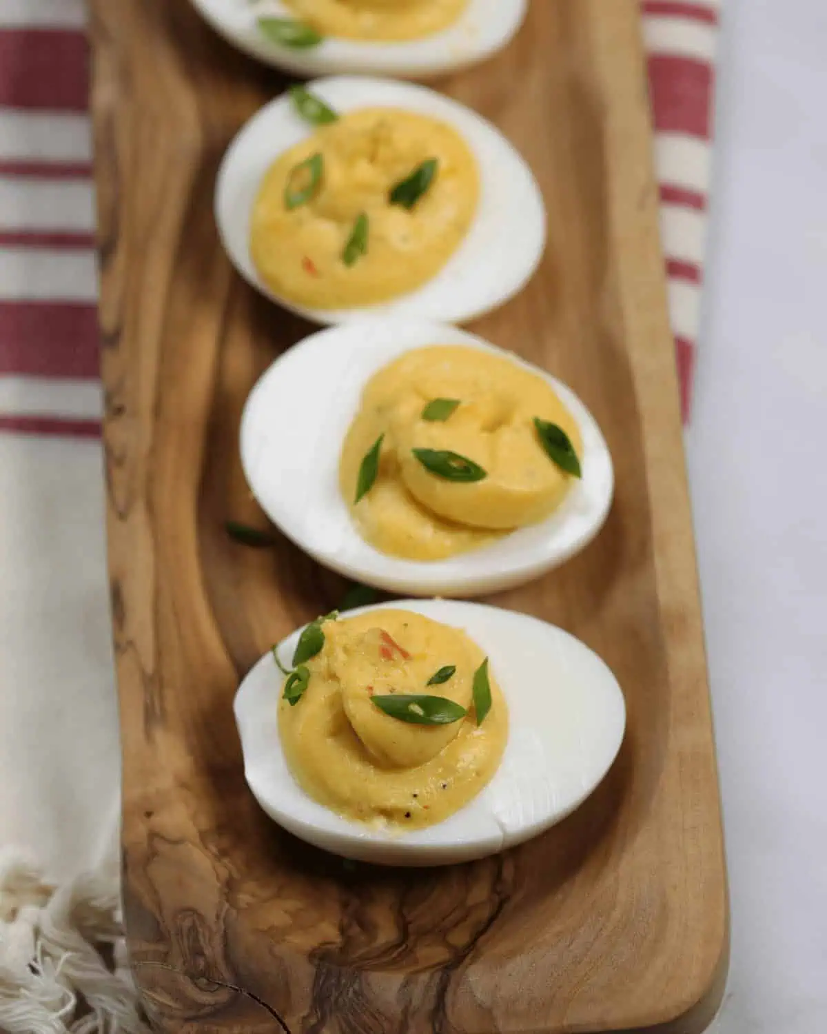 Sriracha Spicy Deviled Eggs