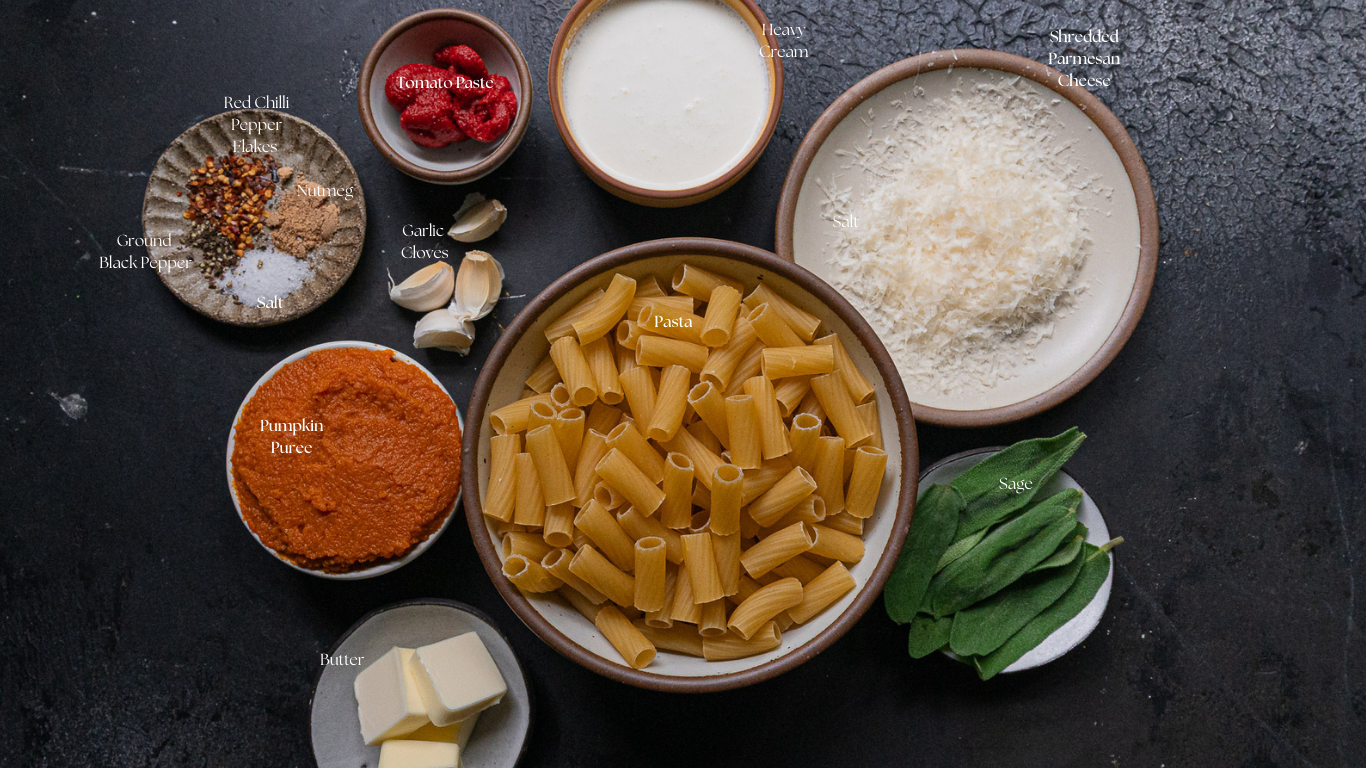 Brown Butter Pumpkin Pasta with Sage