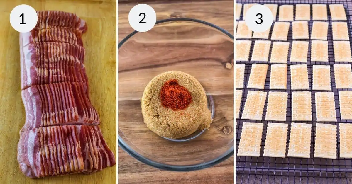 Glazed Bacon Crackers