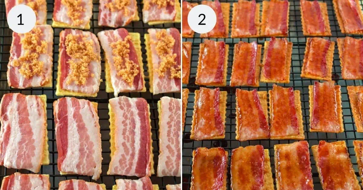 Glazed Bacon Crackers