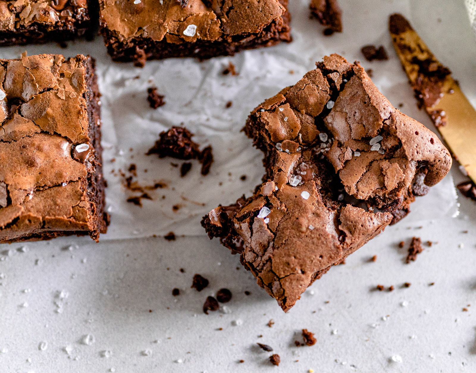 Crackly-Top Fudge Brownies