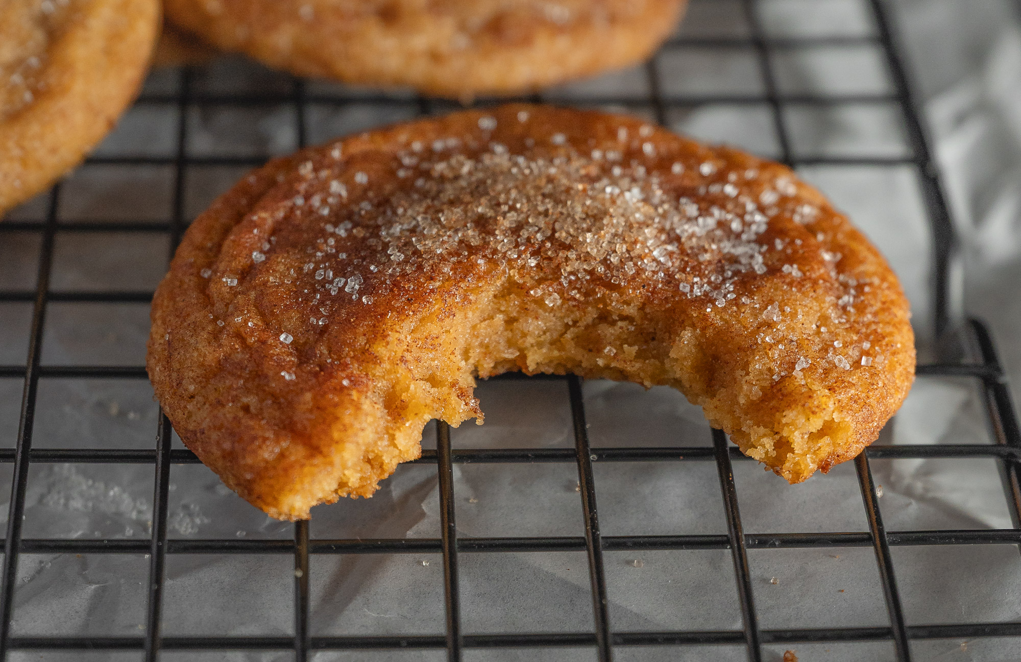 Brown Butter Pumpkin Snickerdoodle Cookies