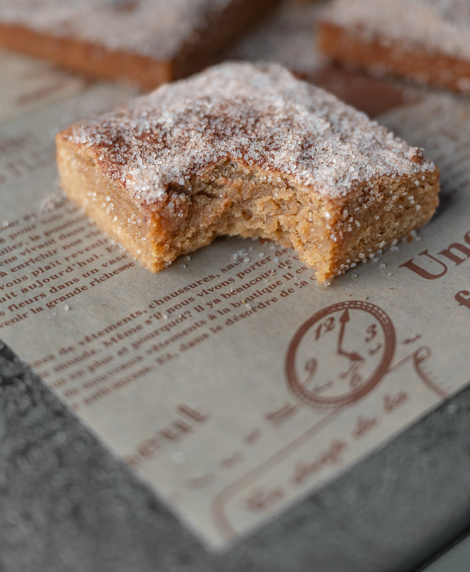 Brown Butter Churro Blondies
