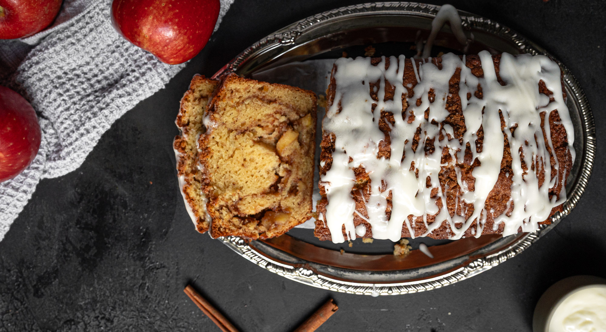 Brown Butter Apple Fritter Loaf