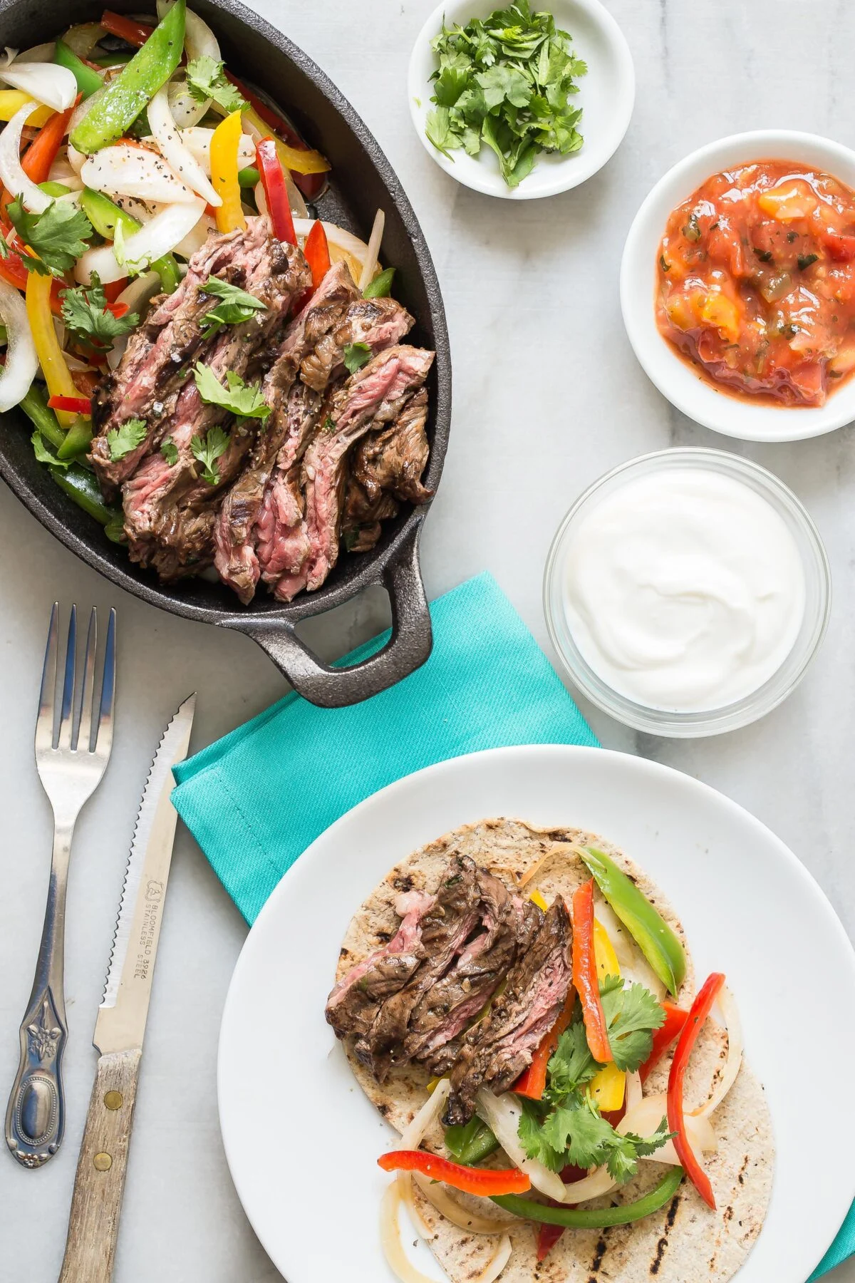 Skirt Steak Fajitas