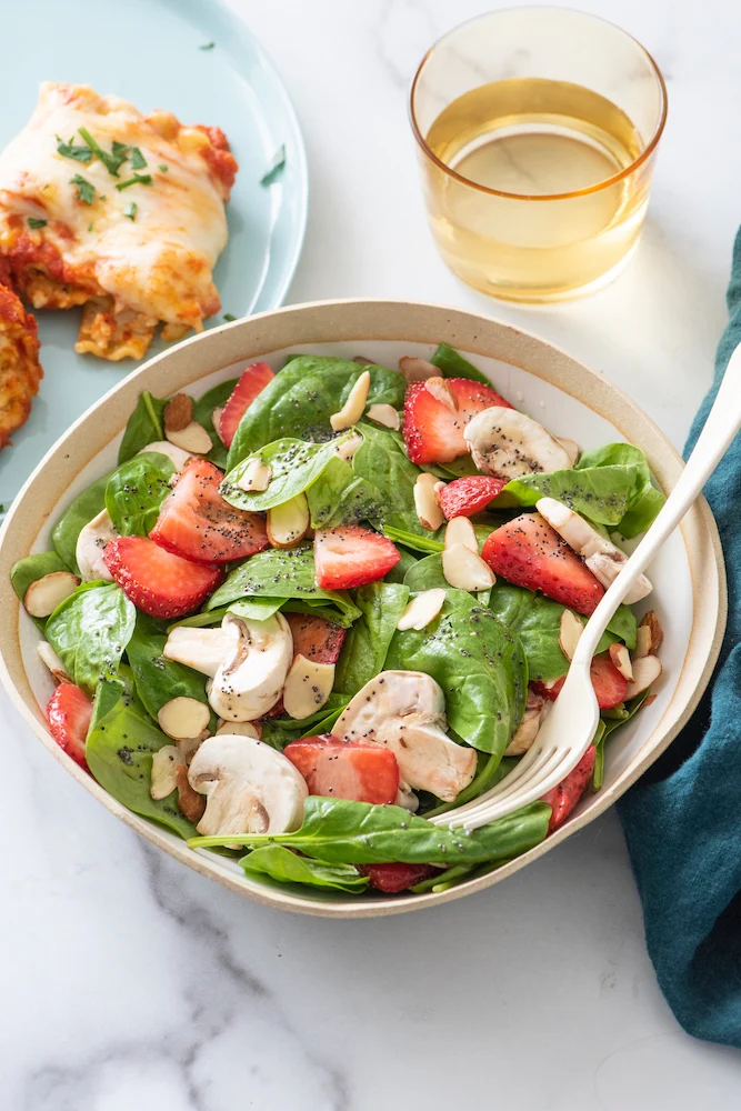 Strawberry Spinach Salad