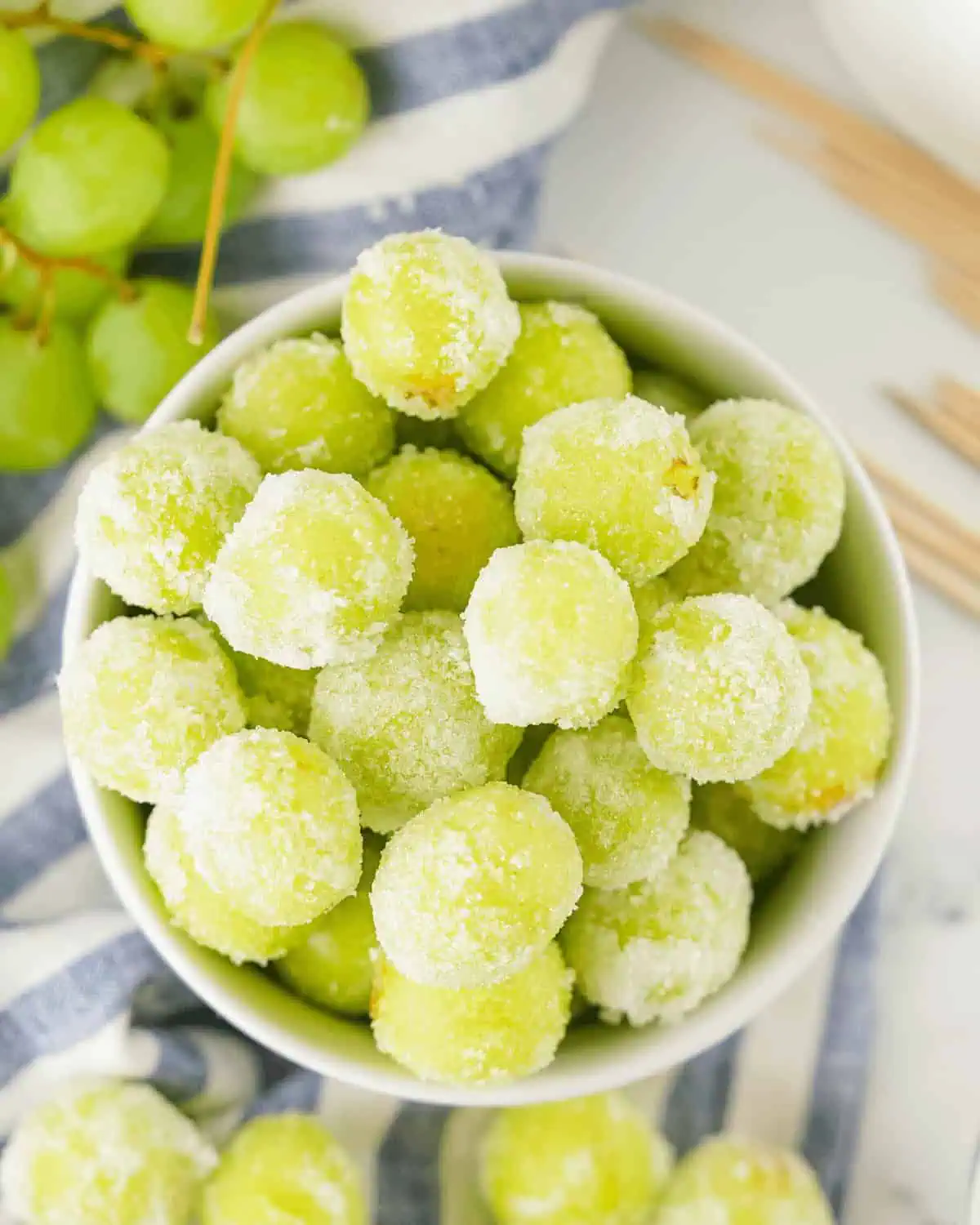 Champagne Candied Grapes