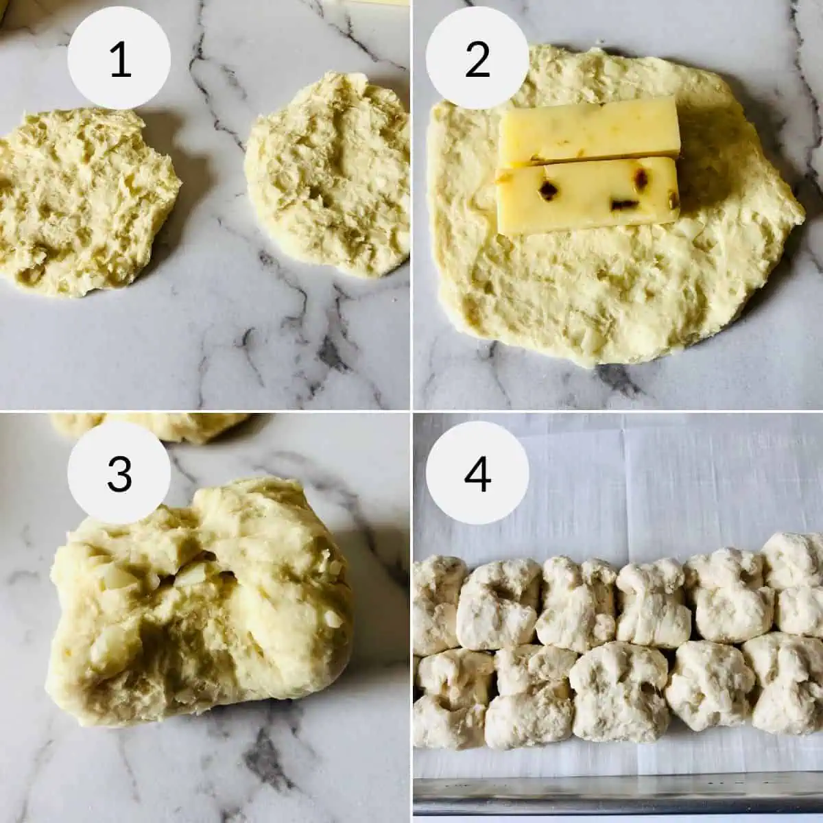 Pull Apart Christmas Tree Bread