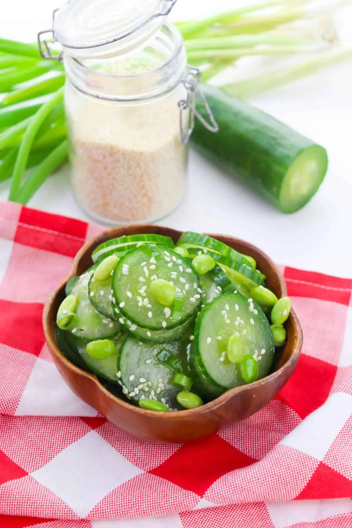 Cucumber Edamame Salad