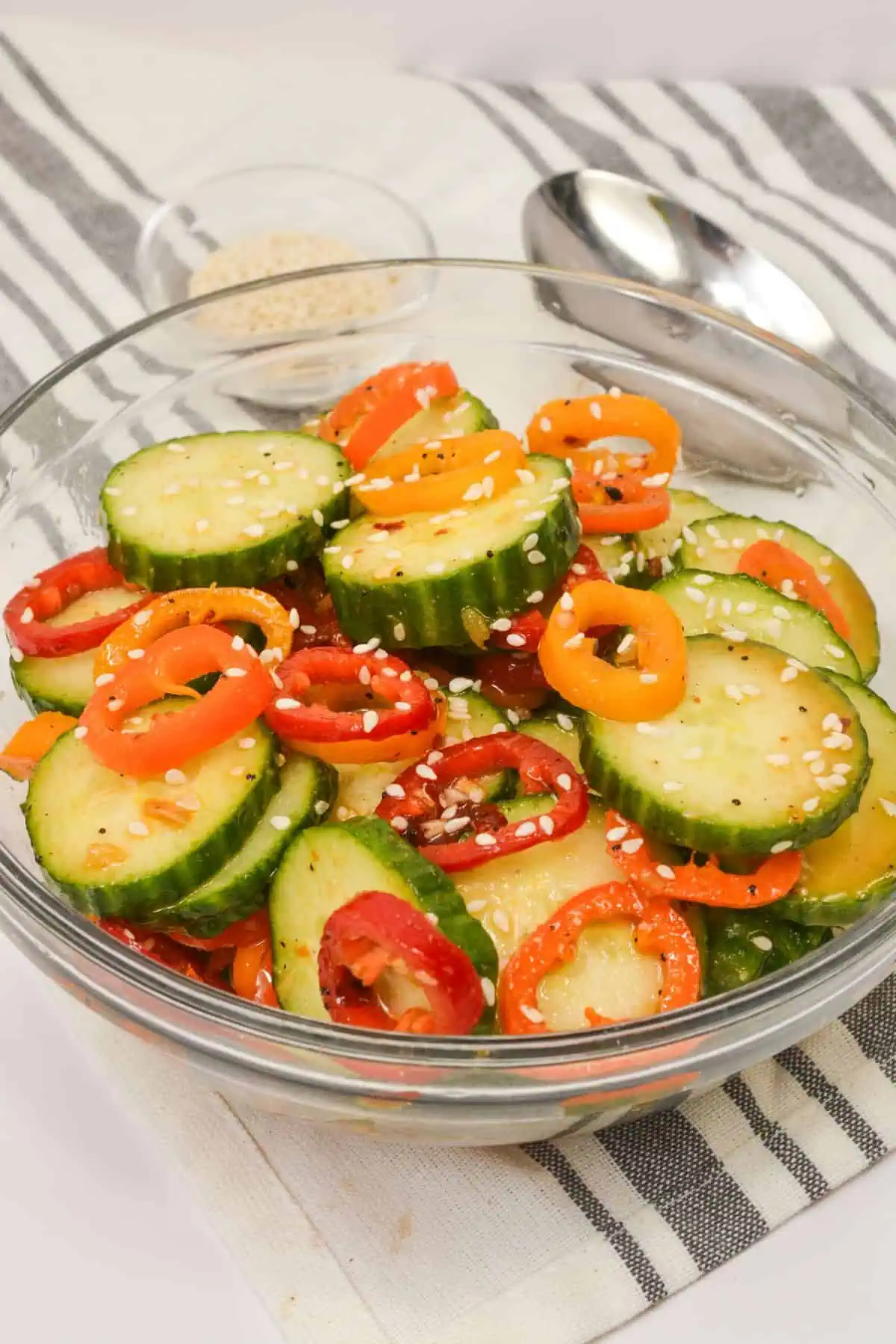Cucumber Pepper Salad