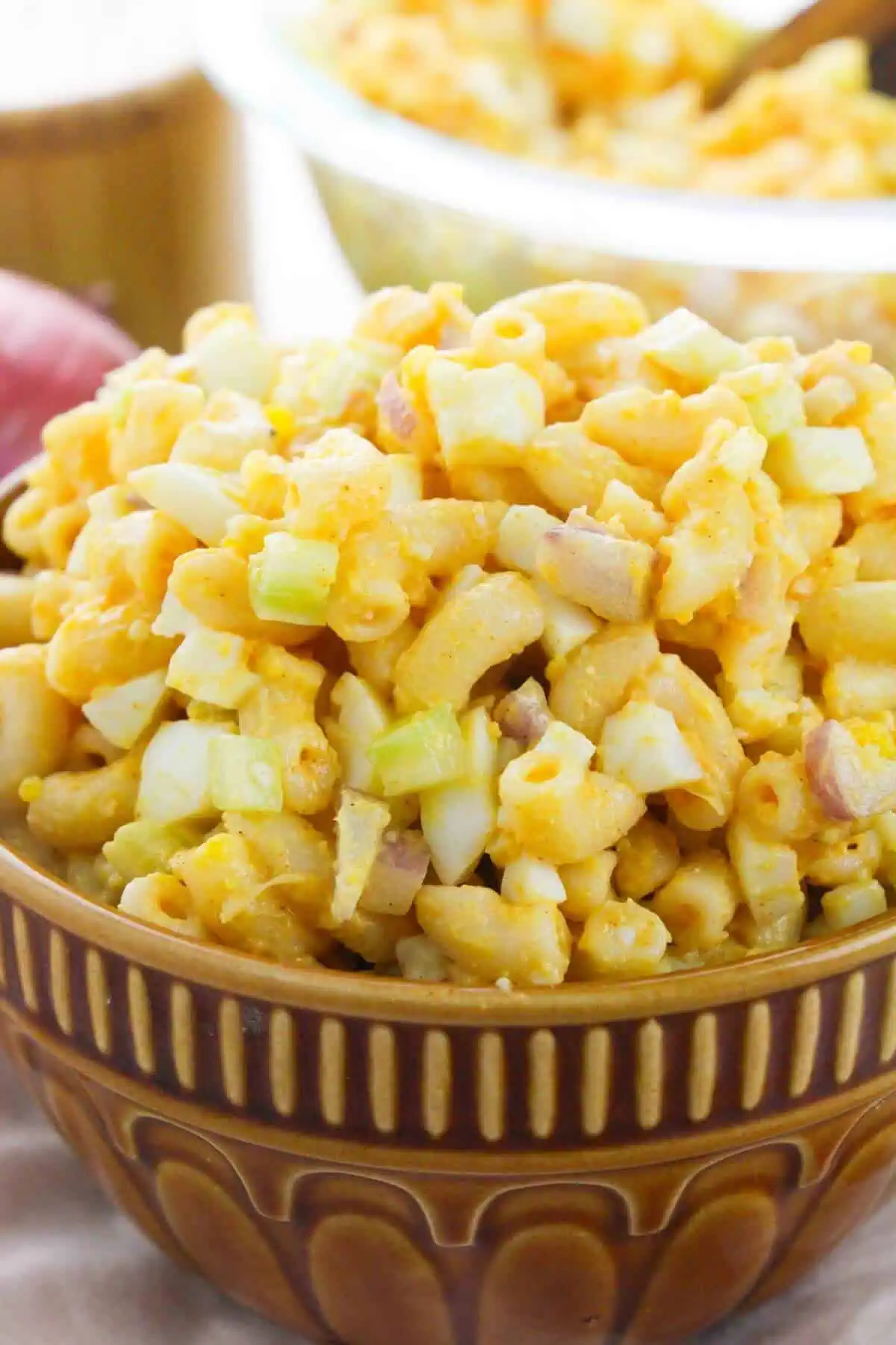 Deviled Egg Macaroni Salad