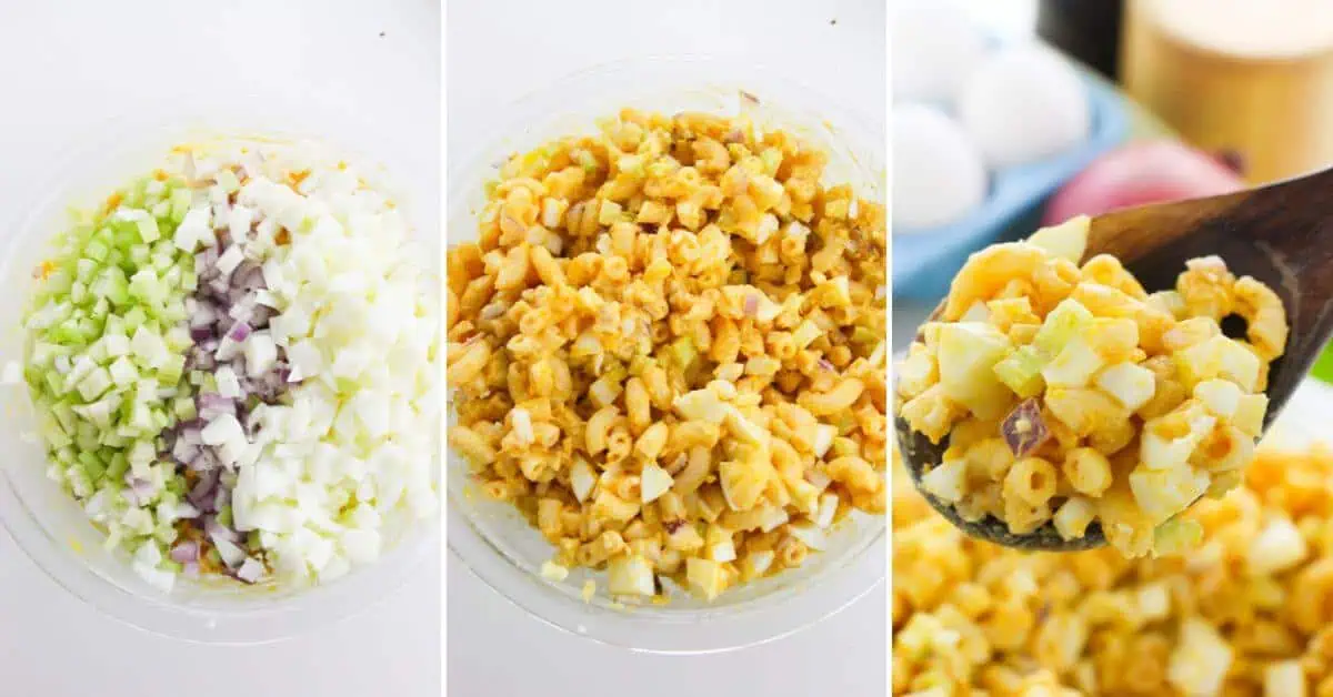 Deviled Egg Macaroni Salad