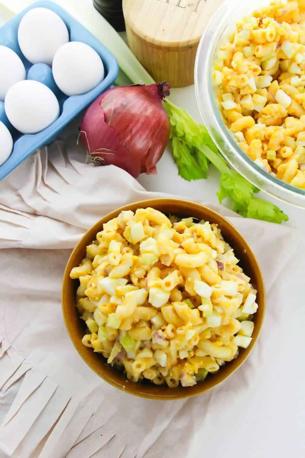 Deviled Egg Macaroni Salad