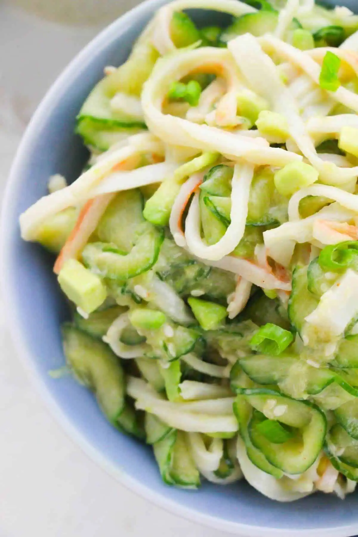 California Roll Cucumber Salad
