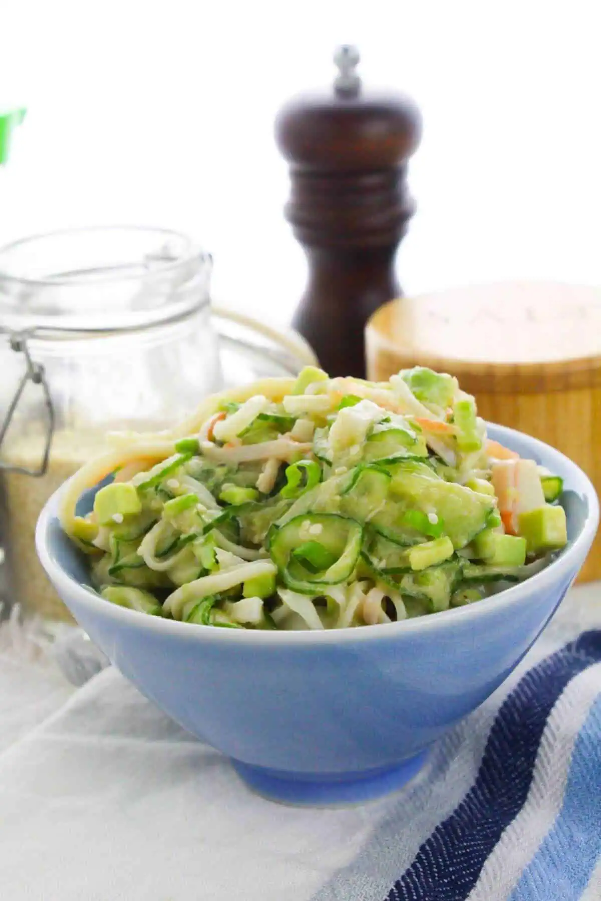 California Roll Cucumber Salad