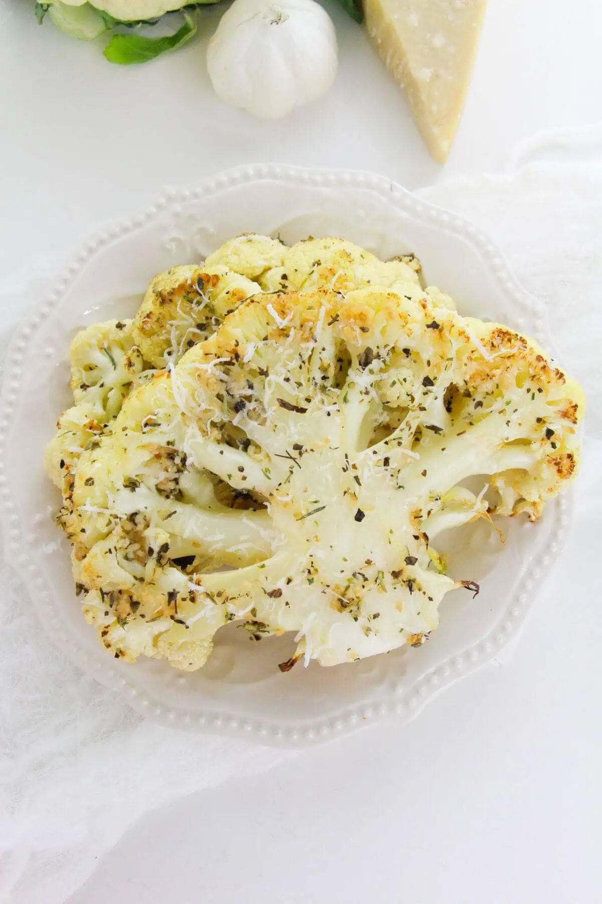 Garlic Roasted Cauliflower Steaks