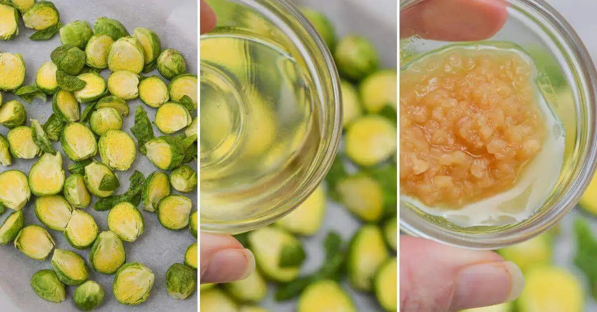 Parmesan Crusted Brussels Sprouts