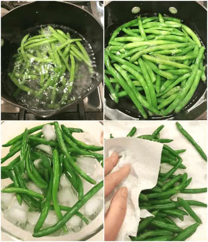 Skillet Sweet and Spicy Green Beans
