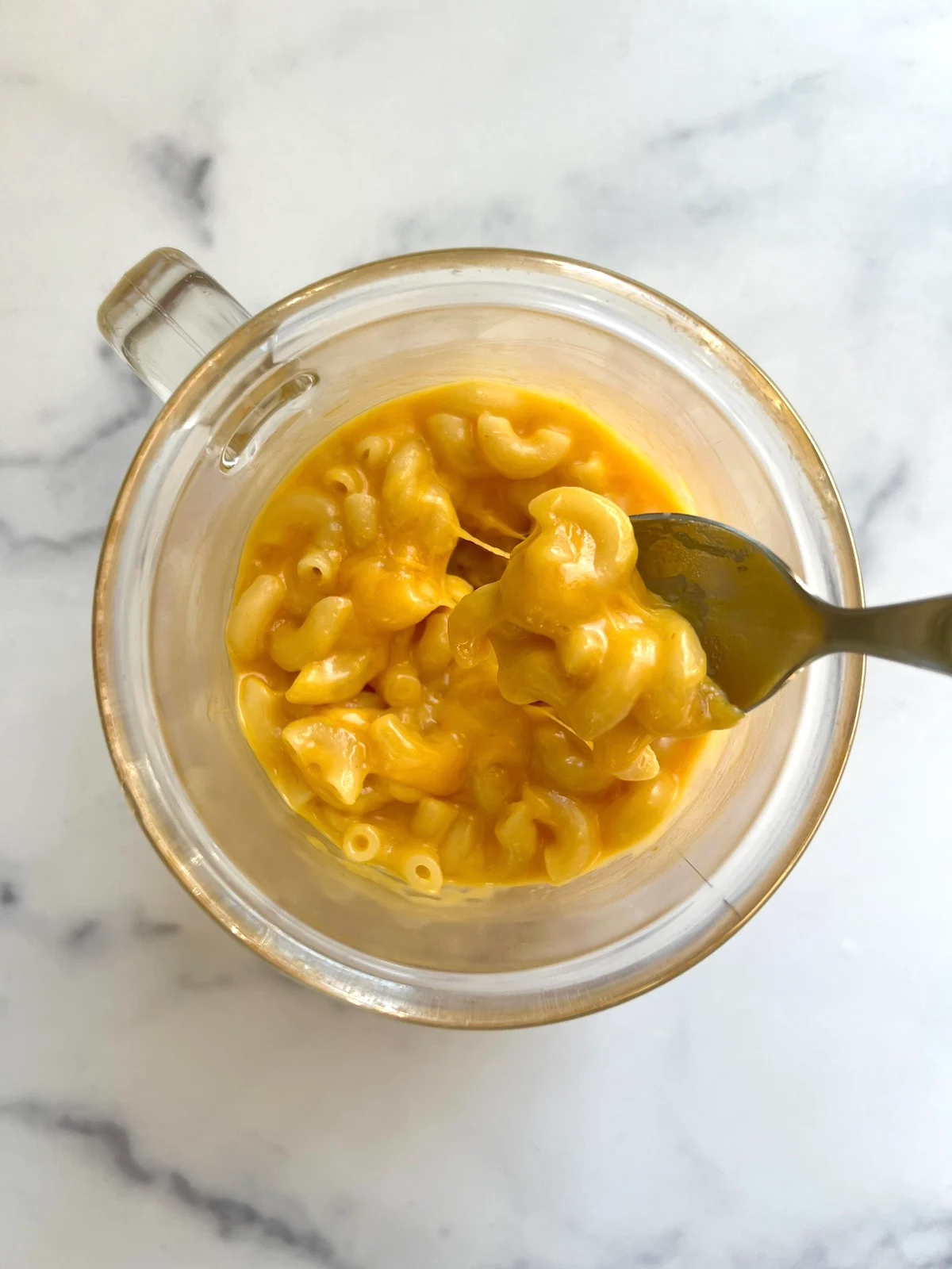Pumpkin Mac and Cheese in a Mug