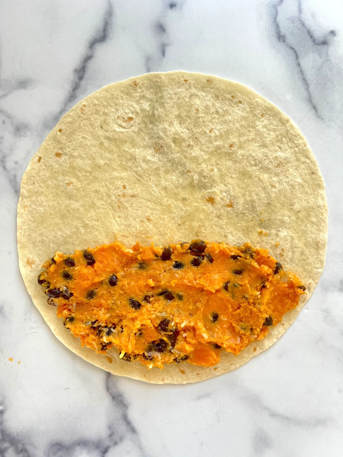 Sweet Potato Black Bean Enchiladas