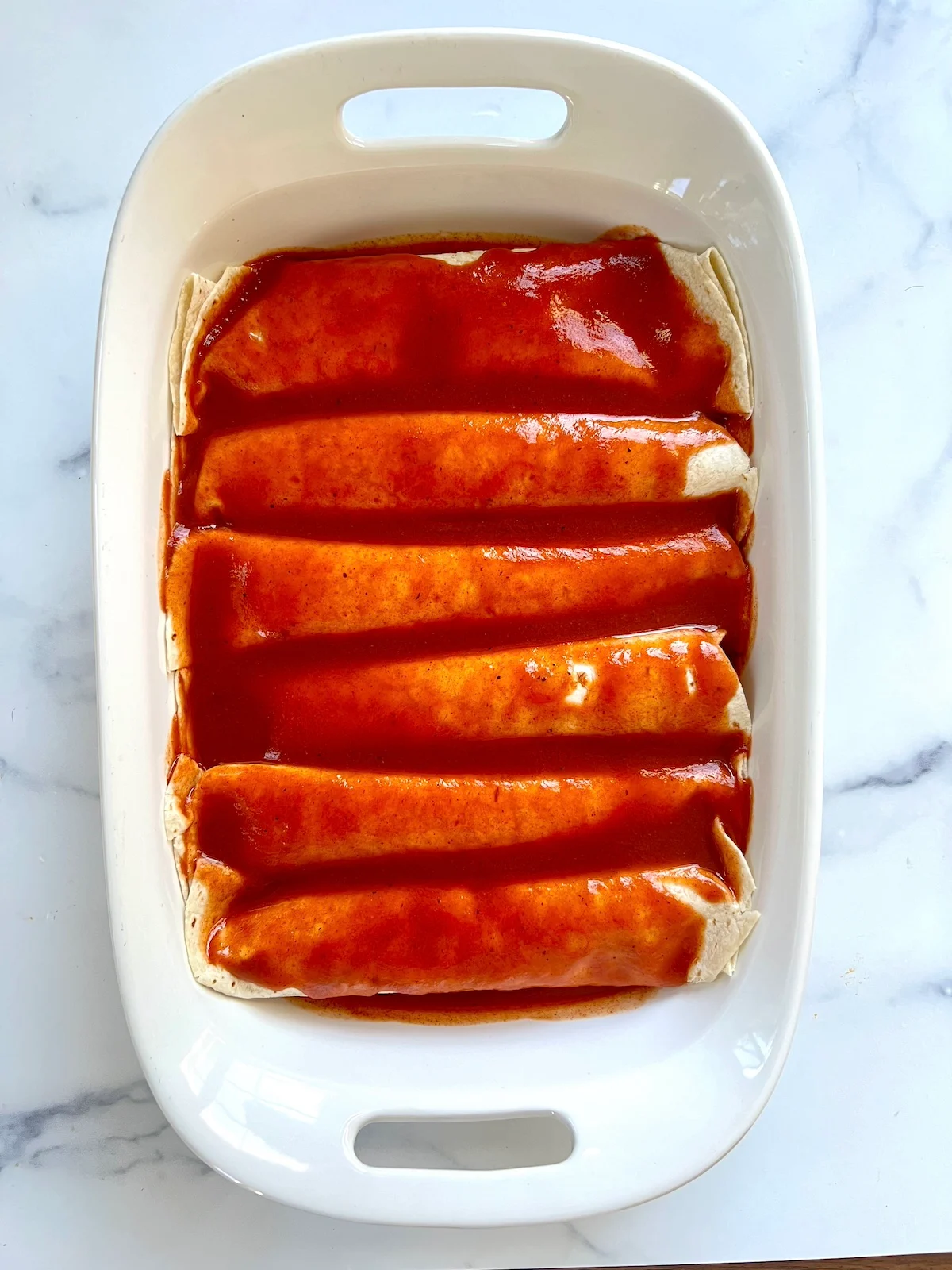 Sweet Potato Black Bean Enchiladas