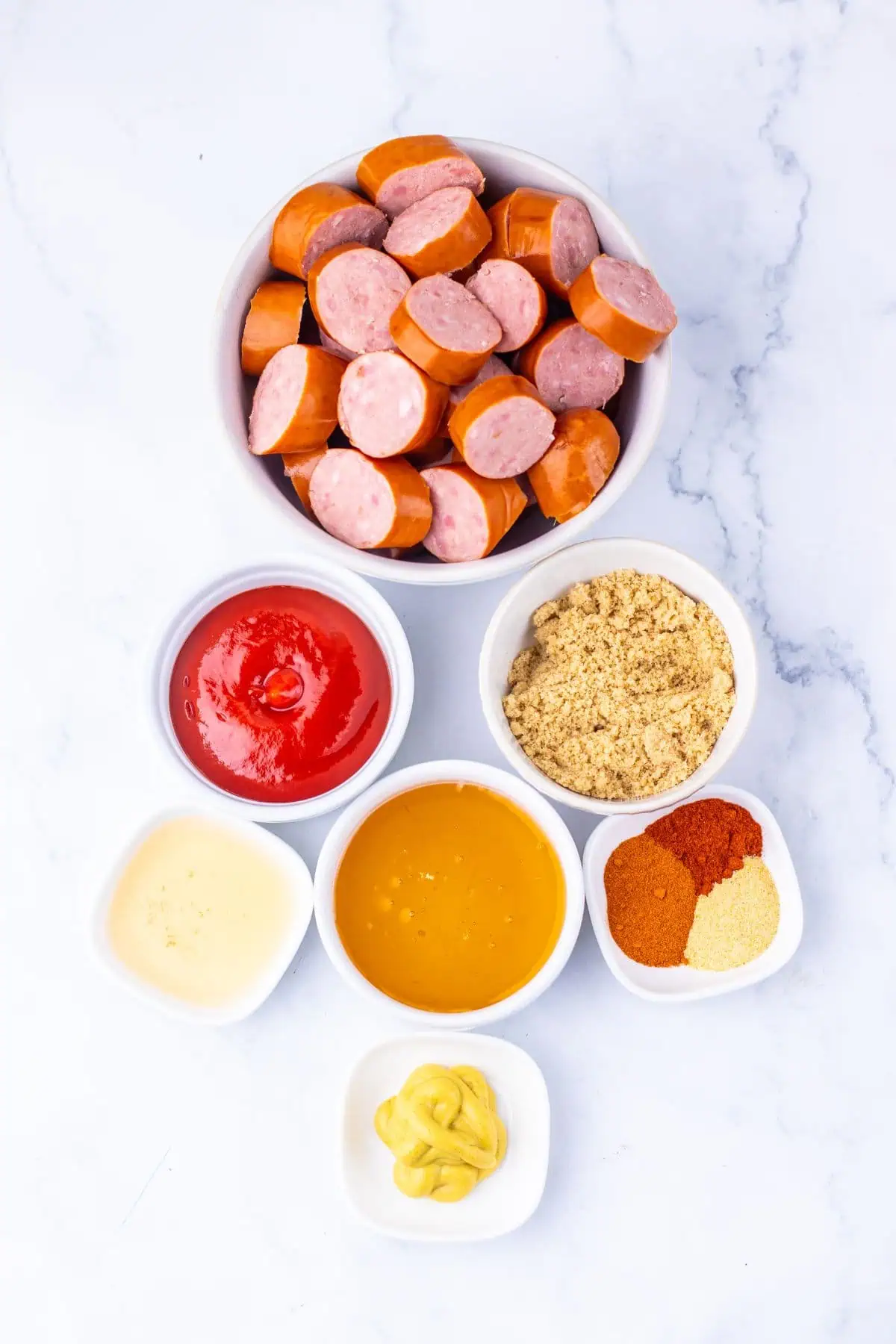 Sweet and Spicy Crock Pot Kielbasa Bites