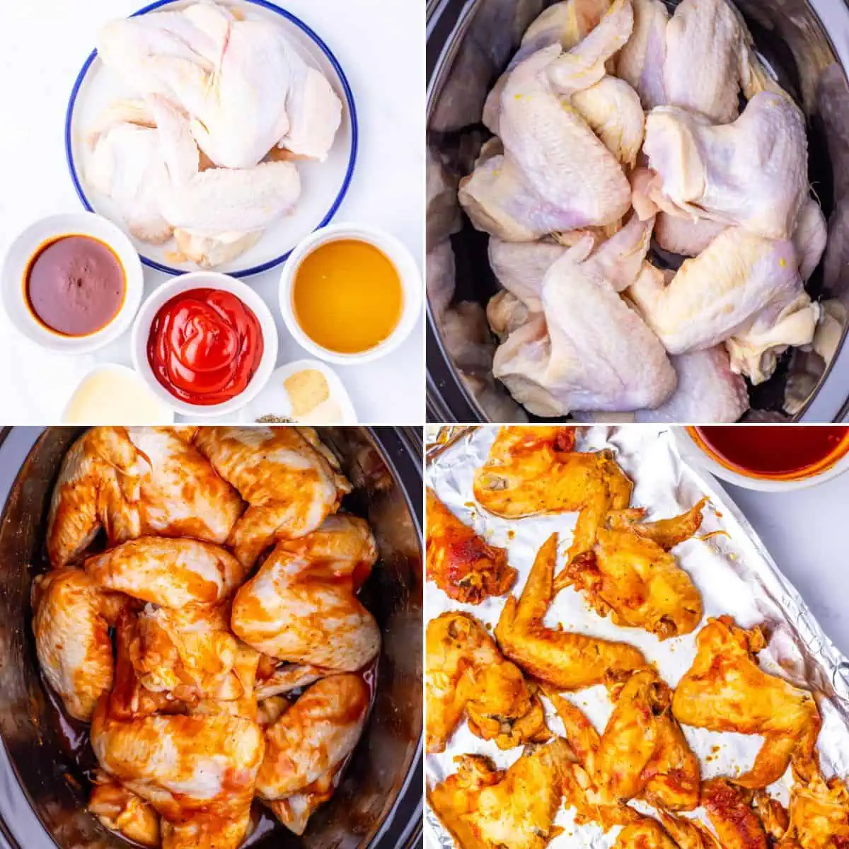Honey Chipotle Slow Cooker Chicken Wings