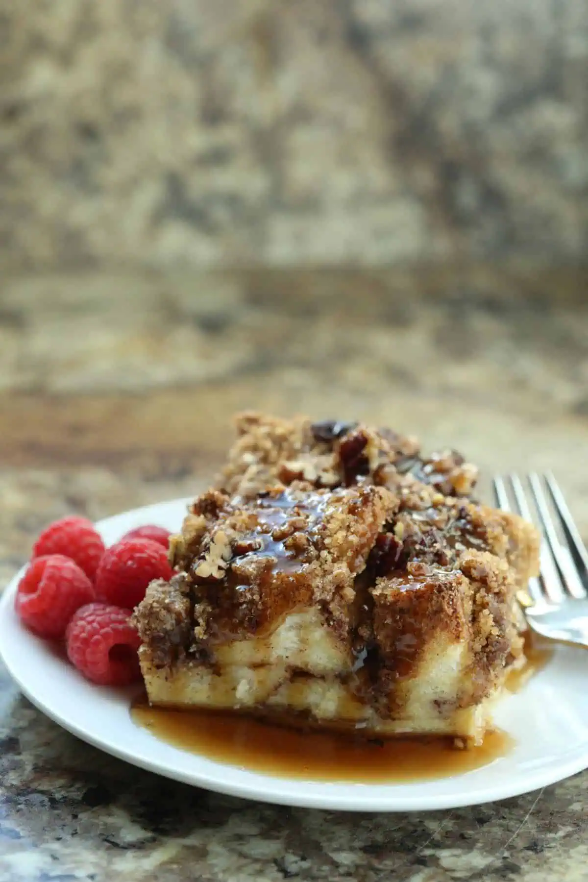 Cinnamon Roll French Toast Bake with Streusel Topping