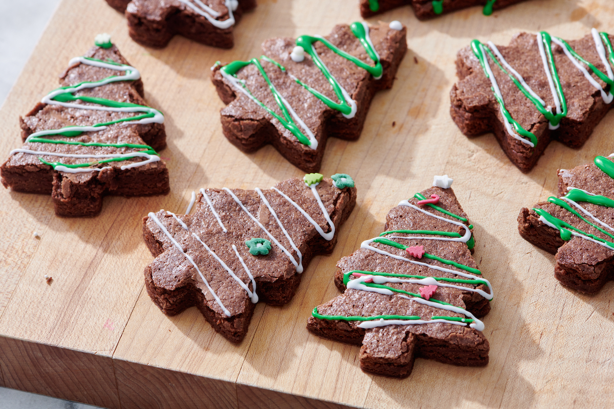 Christmas Tree Brownies