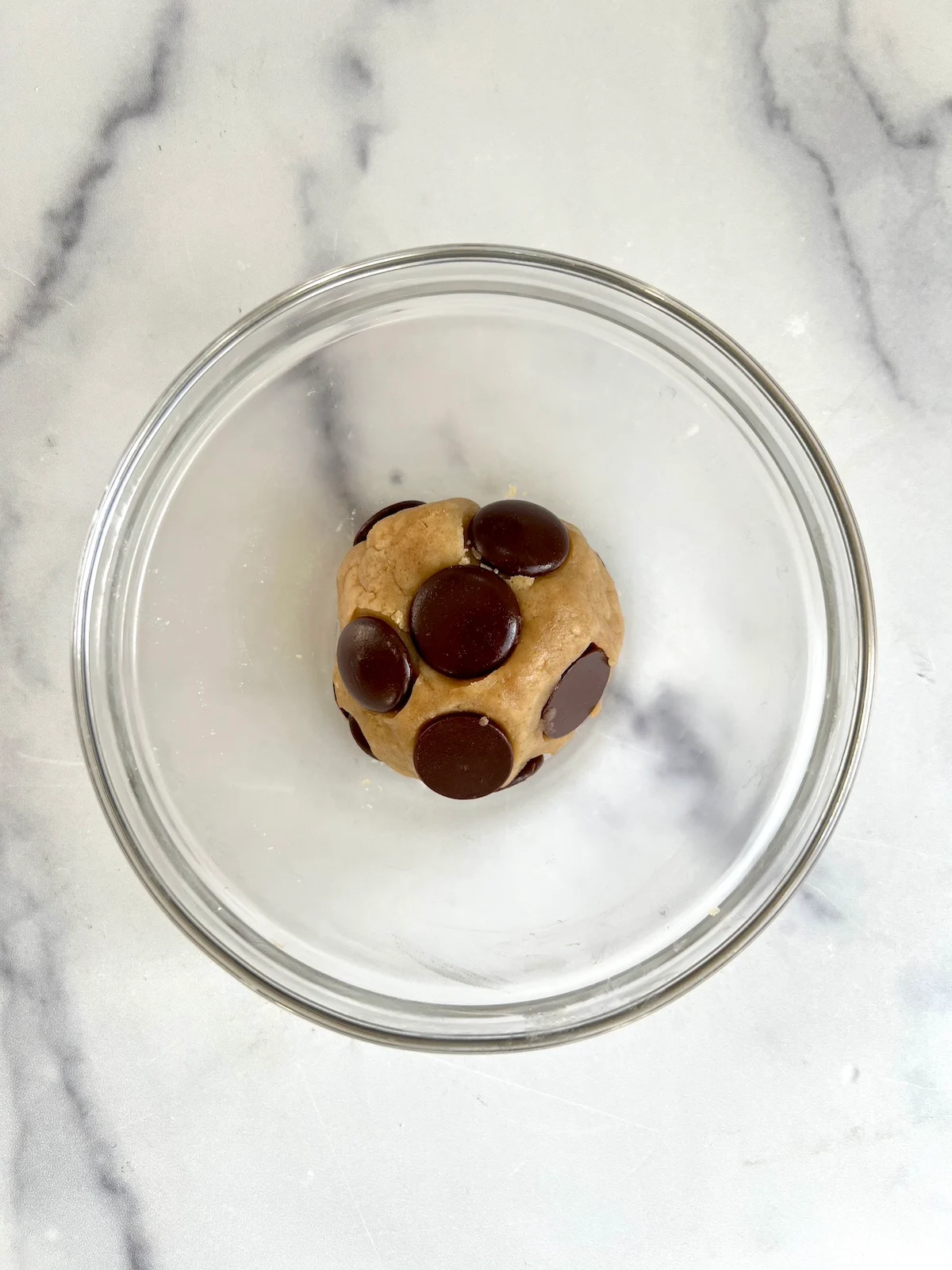 Microwave Chocolate Chip Sea Salt Cookie for ONE