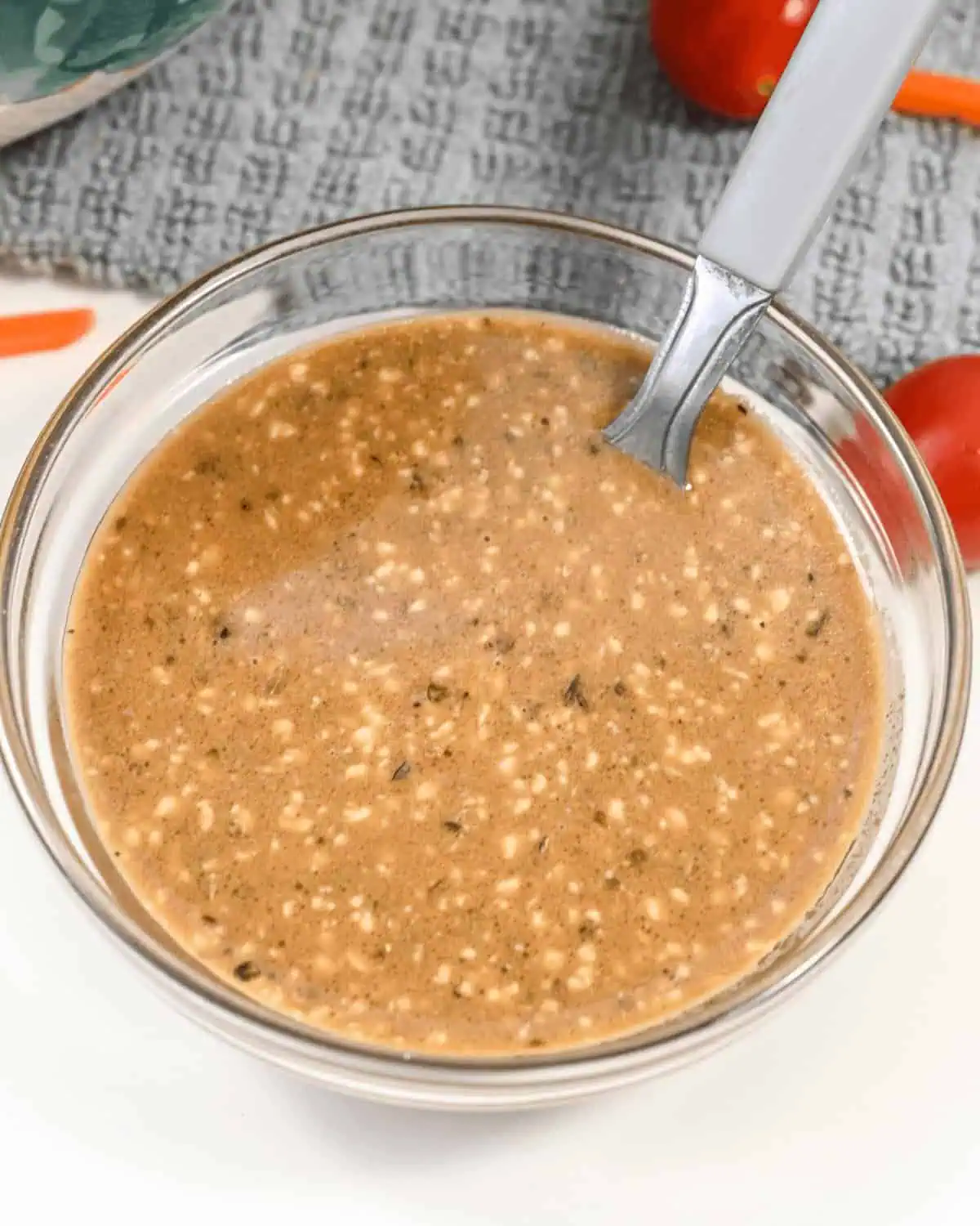 House Salad with Creamy Balsamic Dressing