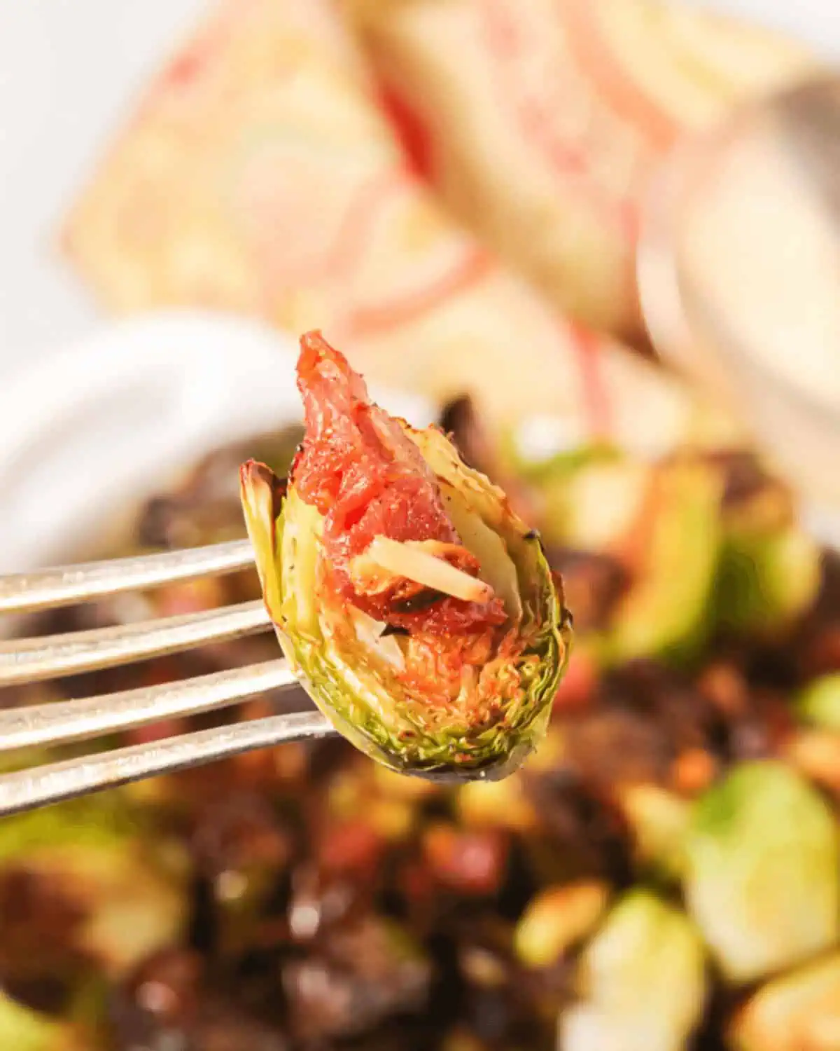 Crispy Brussel Sprouts Recipe with Prosciutto