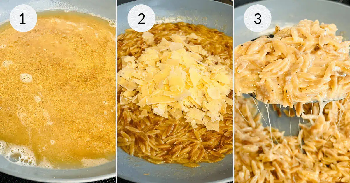 Parmesan Garlic Orzo