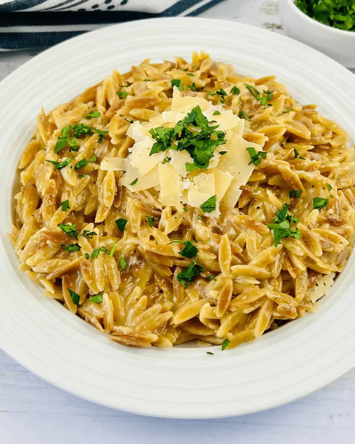 Parmesan Garlic Orzo