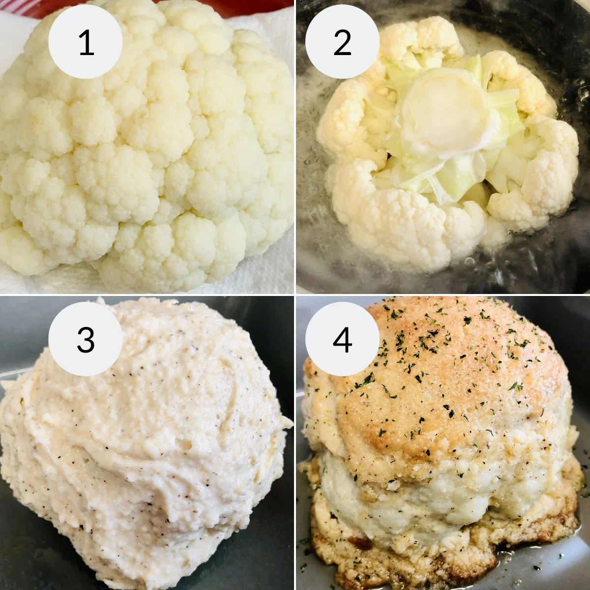 Cheese Baked Cauliflower