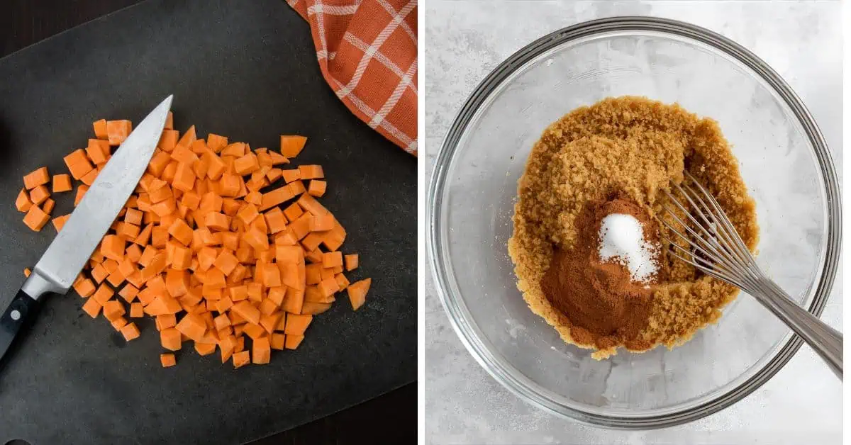 Roasted Brown Sugar Sweet Potatoes