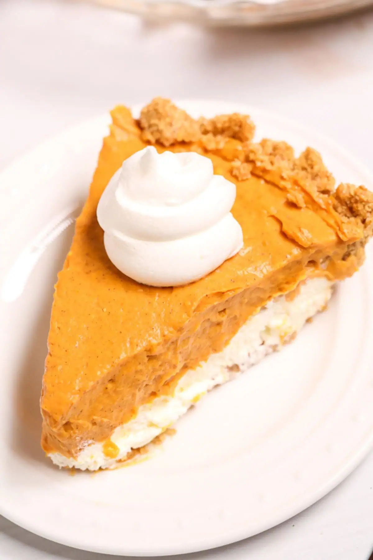 Double Layer Cream Cheese Pumpkin Pie