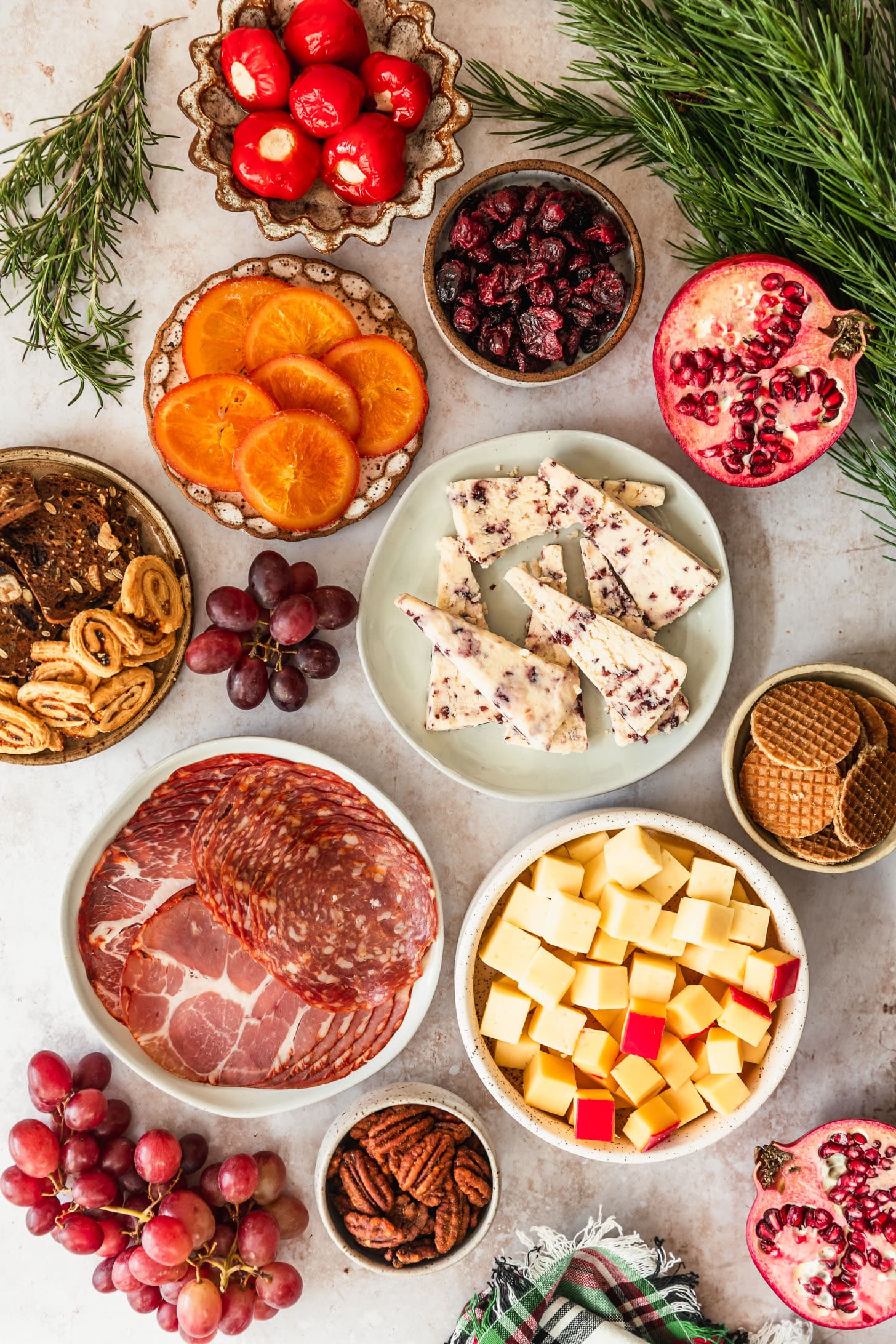 A Festive Christmas Tree Charcuterie Board