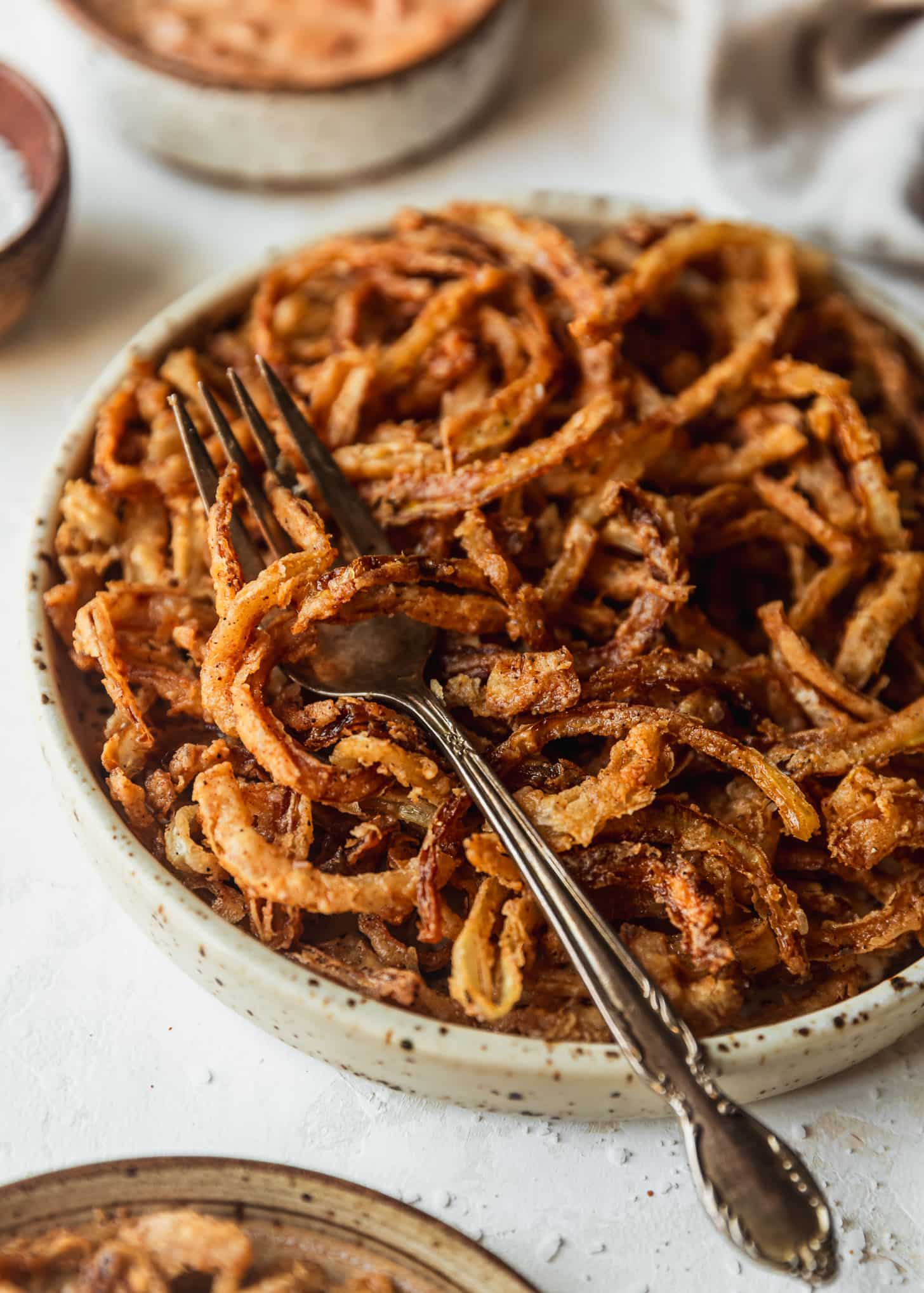 Crispy Frizzled Onions from Scratch