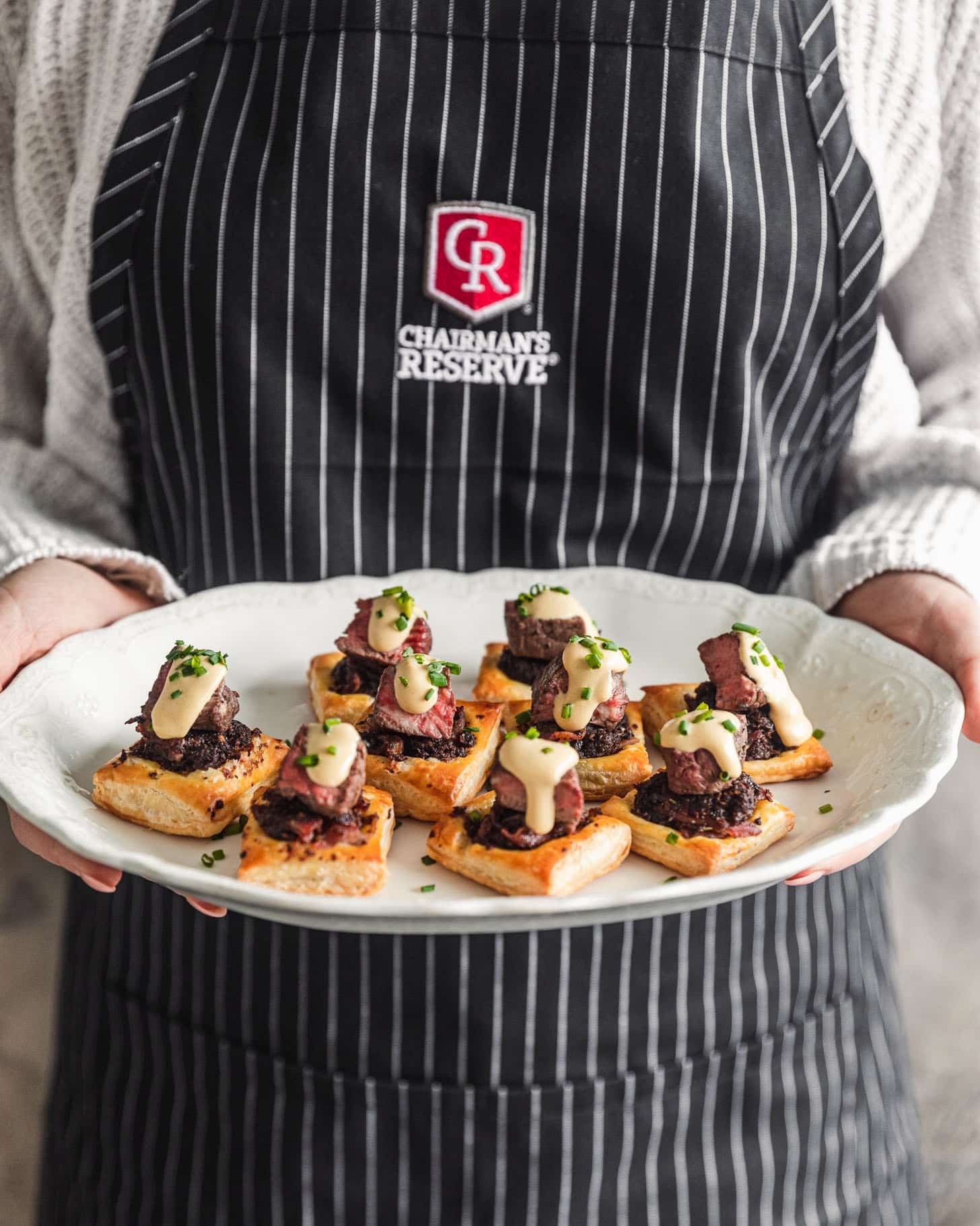 Beef Wellington Bites with Dijon Sauce