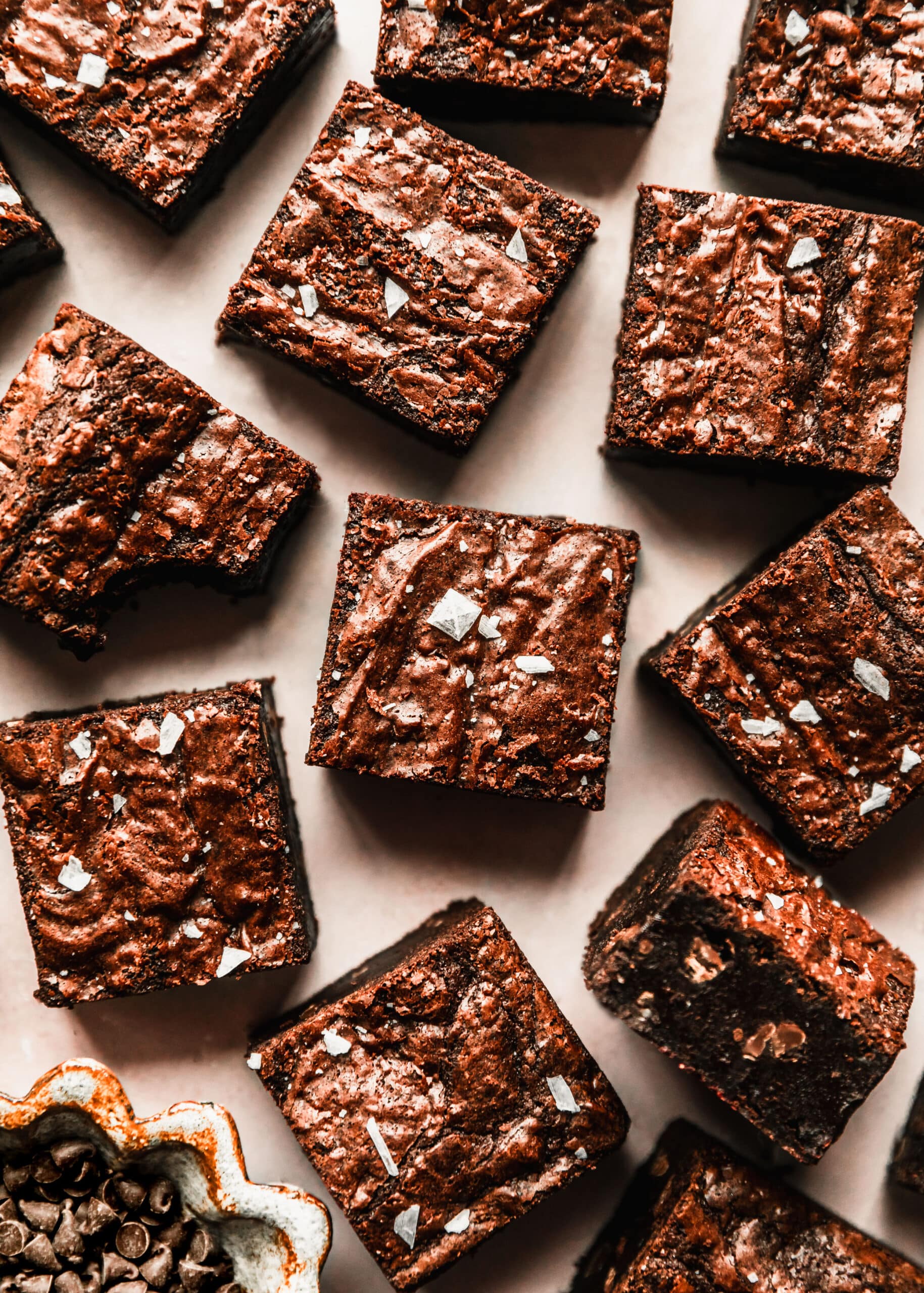 Chewy Triple Chocolate Brownies