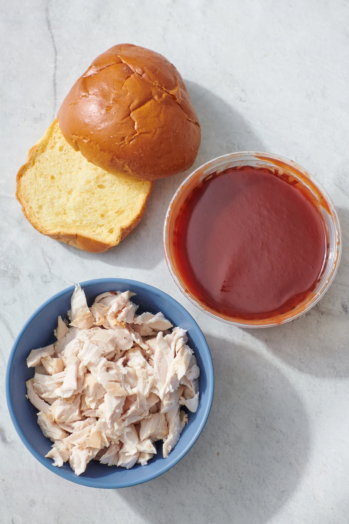 Easy BBQ Chicken Sandwiches
